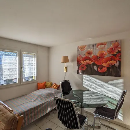 Above The Rooftops - Mountain Panorama Naters